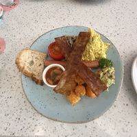 Breakfast of champions   at Nature's Charm in Bangkok