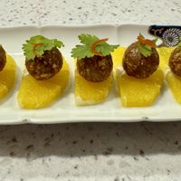 Ma Hor appetizerr  at Nature's Charm in Bangkok