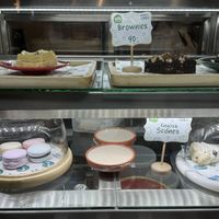 Dessert case   at Nature's Charm in Bangkok