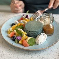 Pancakes  at Nature's Charm in Bangkok