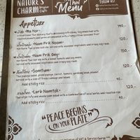 Thai Appetizers  at Nature's Charm in Bangkok