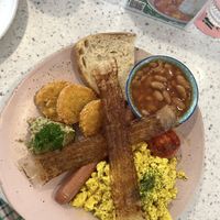 Breakfast of champions   at Nature's Charm in Bangkok