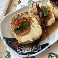 Son in law eggs  at Nature's Charm in Bangkok