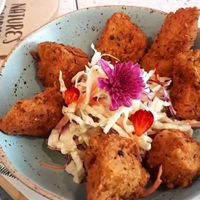 Chik'n Pops & Coleslaw at Nature's Charm in Bangkok
