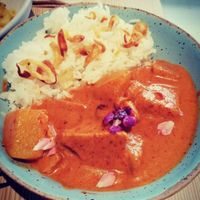 Masaman curry at Nature's Charm in Bangkok