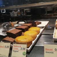 Mini carrot cake at Caffé La Feltrinelli in Florence