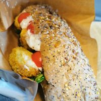 Felafel panini at Caffé La Feltrinelli in Florence