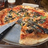 Plant based ‘shroom pizza    at The Radcliffe Arms in Hitchin