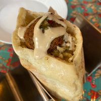 Falafel in pitta at Haba-Eat in Batumi
