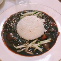 Jjajangbap at Dokdo Korea in Madrid