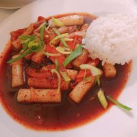 Tteokbokki at Dokdo Korea in Madrid