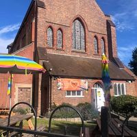 The outside of the building  at Earth Arts & Culture Cafe in Brighton