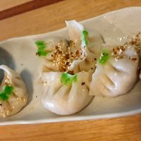 Vegan dumplings at The Flying Pigeon in Gisborne