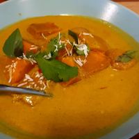 Pumpkin curry at The Flying Pigeon in Gisborne