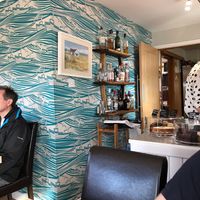 Colourful decor at Berneray Shop & Bistro in Berneray