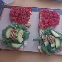 Bruschetta at Picnic in Noto