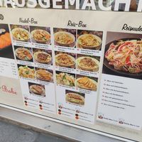 menu at BABE in Graz