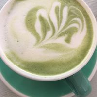 Matcha Latte  at Villa Kalka in Cologne