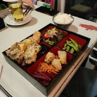 Vegan bento box at Villa Kalka in Cologne