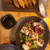 Tofu salad starter at Lime Orange in South West London