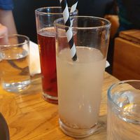 Cinnamon and rice non alcoholic punches (v. Sweet, the cinnamon one was better) at Lime Orange in South West London