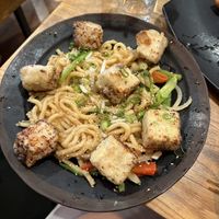 tofu udon noodles  at Lime Orange in South West London