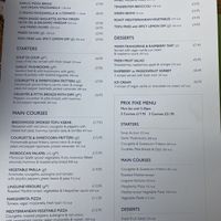 Full vegan menu  at Ego Mediterranean in Lytham St Annes