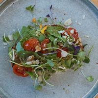 Avocado toast  at Holbox in Valencia