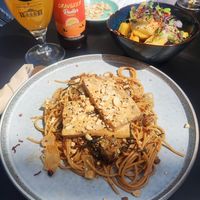'Noodles' with tofu at Holbox in Valencia