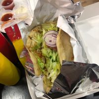 Tandoori chicken kebab at Veggie Master in Derby