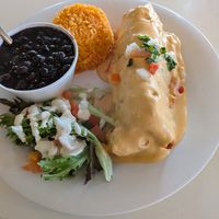 Chimichanga plata at Belenty's Love in Fort Worth