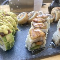 Sooooo delicious 🤤   at Kambo Vegan Sushi in Santiago
