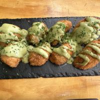 Champi entrada  at Kambo Vegan Sushi in Santiago