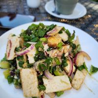 Larb with tofu at Cafe Stepping Stone in Canberra