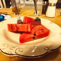 Watermelon at Gia Mas Taverna in Poros