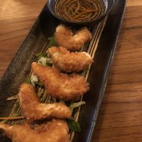 Garnelenimitat mit veganer Fischsauce at Com Chay in Mannheim