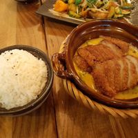 Red curry with fake duck at Com Chay in Mannheim