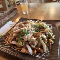 Udon Noodles with vegetabe  at Com Chay in Mannheim