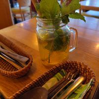 Lime lemonade at Com Chay in Mannheim