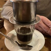 vietnamese coffee   at Com Chay in Mannheim