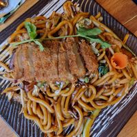 Udon Nudeln mit Ente at Com Chay in Mannheim