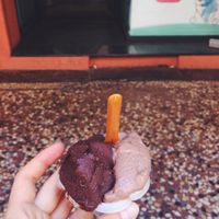 nougat and dark chocolate with black pepper at Gelateria Stefino in Bologna