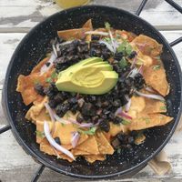 Mushroom carnita (breakfast) at Lido Beach Club  in Playa Del Carmen