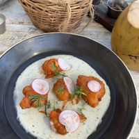 Cauliflower  #Veganuary at Lido Beach Club  in Playa Del Carmen