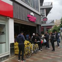 Outside at Awesome Chips in Leicester