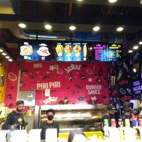 Counter at Awesome Chips in North London