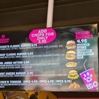 Menu at Awesome Chips in Birmingham