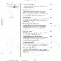 2023 Vegan Menu #Veganuary at MeeMa's in Long Beach