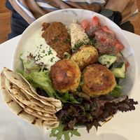 Falafel bowl  at Sunday Cantina in Raumati