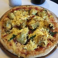 Buffalo cauliflower pizza  at Sunday Cantina in Raumati